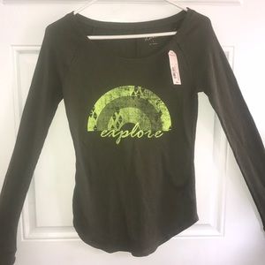 Arizona Jean long sleeve ribbed shirt